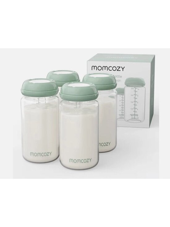 Momcozy Other - Momcozy Natural Baby Bottle, 10oz Wide Neck Breast Milk Storage Container 4ct